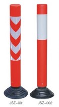 Plastic traffic facilities PE warning column PU fixed warning column elastic warning column tumbler warning column