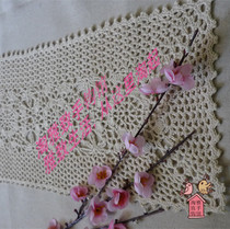Tao elegant pure handmade crochet hook cotton lace hollow woven table mat coaster coaster tablecloth tablecloth multi-color customized