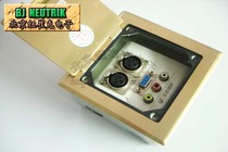 Ruibo hidden lift flap RDC-120 all copper plate ground insert audio and video Type 86 plastic panel