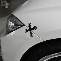 TUTU map car sticker modified surround quick release sticker decoration sticker car scratch repair cover reflective sticker
