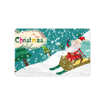 Holiday card stickers Christmas cards holiday snowflakes Santa Claus material DIY to map custom card stickers