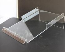 Acrylic data shelf A4 paper placement rack desktop file containing frame acrylic document shelf office shelf