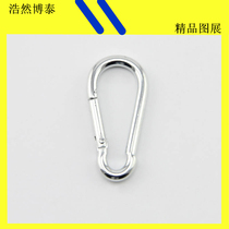 304 Stainless steel spring buckle Insurance buckle Keychain carabiner safety buckle M4 5 6 7 8 10 12