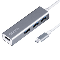 typec to USB3 0 splitter typec notebook expansion one drag four 4 ports with otg hub