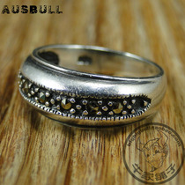 YL27 ancient vintage 925 sterling silver ring surface decorative nails 4 3G silver jewelry 17