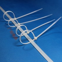 Easy buckle white nylon cable tie 4*250 environmental protection self-locking plastic nylon cable tie 500 bags