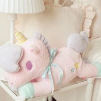 Cute cartoon girl heart unicorn pony doll plush toy car household tissue set tissue box