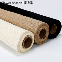 Flower clothing season natural hemp rolls burlap gift flower wrapping paper flower flower bouquet packaging materials supplies