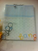 Bungill infant thickened waterproof urine cushion towel pressed rubber luxurious mid-urine cushion 60 * 80 5042