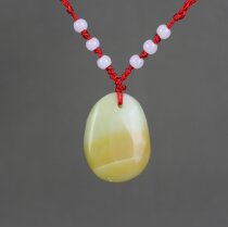 Gold Yao Frozen Stone Pendant Boutique Natural A Goods Pendant Original Stone Picture Green Fields Stone Engraving Sending Gift Canon