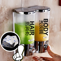 Bathroom hotel manual soap dispenser hotel wall-mounted shower gel shampoo box soap dispenser hand sanitizer bottle