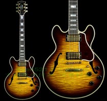 Customized 2007 Gibsons Custom CS-356 Flame Top electric guitar