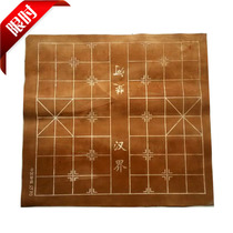 Chinese chess board chess pad foldable Roll portable imitation leather velvet paper go chess board chess cloth