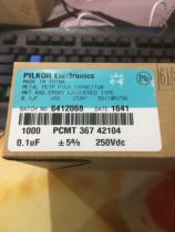 (1000 only) original PILKOR Philips CBB 250V 104J polyester capacitor 0 1uF 100n