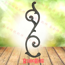 Decorative door flower railing accessories handrail cast iron matching semi-finished pig iron accessories available in stock
