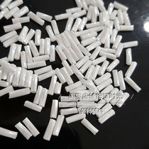 Threaded Tube Beads Handmade Diy Glass Beads transparent Color Porcelain Tube Beads String Beads Head Accessories Hair Accessories Bulk Beads Material