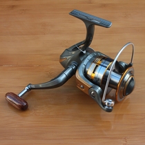 Wolf King fishing reel Huangyan Island 10 bearing 5000 6000 7000 wooden handle metal spinning wheel fishing reel