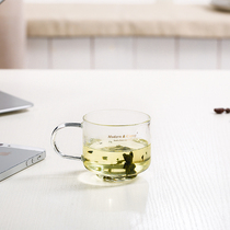 Teraz herbal tea cup heat-resistant glass tea cup tea cup tea cup kung fu accessories high temperature resistant