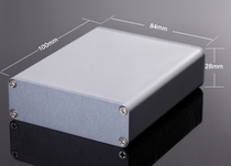 Manufacturer supplies GPS aluminium profile housing 84 * 28 * 100mm power adapter inverter aluminium housing