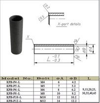  Spot welding machine accessories KCF positioning sleeve Insulation sleeve positioning pin Welding bolt positioning sleeve Nut positioning pin