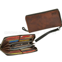 German original mens and womens leather long wallet credit card bag multi card hand bag card holder card holder