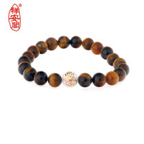 Xiang Antic tiger eye stone big day such as coming to the hand chain genus Shepherds life of the Buddhist bracelet male and female