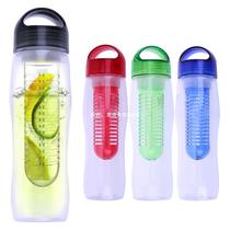 720ml Portable Water Bottle Lemon Juicer with Tea Strainer J
