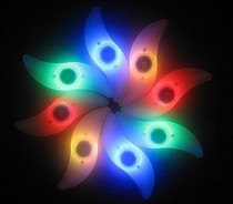 Wire lamp spoke lamp silicone lamp Wind Fire Wheel Lancet bicycle light bicycle equipment accessories