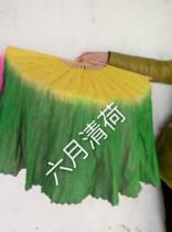 June Qinghe Fan Dance June Qinghe Double-sided Gradient Silk Lengthened Dance Fan Dance Fan