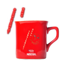 Taiwan Nescafe Coffee cup Classic red cup Mug Early limited nest moment cup Red cup limited collection