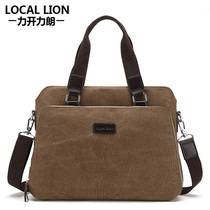 Man Bag Handbag Crosswalk Single Shoulder Bag Slanted Satchel Briefcase Men Casual Computer Bag Business Bag Canvas Bag bag