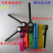 Adjustable barrel portable open flame igniter Natural Gas Gas stove portable lighter inflatable Kitchen point stove