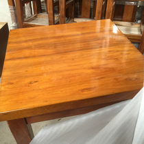 Hotel solid wood dining chair Chinese soft bag chair restaurant private room table and chair Elm round table