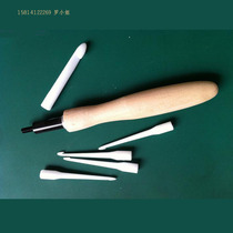 Manual through magnetic loop winding machine double-ended crochet pin inductive tool plastic tough and durable 200 send handle