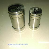 True stainless steel salt and pepper jar Pepper jar Stainless steel seasoning bottle seasoning jar barbecue sprinkler bottle