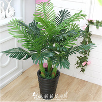 Special price emulation plant false tree potted pile bonsai living room office mall swing piece 1 m small three-pole sunflower tree