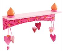 Germany HABA HABA 8175 Childrens Room Wardrobe adhesive hook ie Garland Coat Hanging 70x25