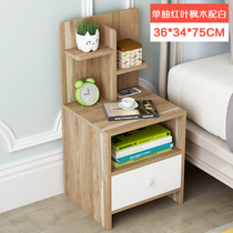 European-style assembled wooden bedroom mini bedside table simple modern simple small cabinet bedside cabinet tatami tea table