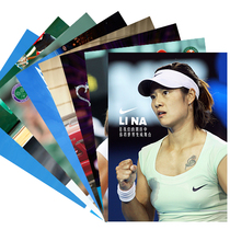 Lina Fan Memorial Collection Tennis Signed Poster Photo Paper Photo Match Decor Wallpaper WTA