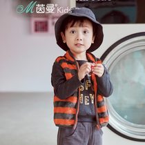 Yinman childrens vest autumn 2017 new small boy baby fashion trend coat
