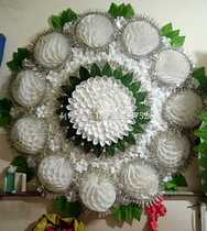 2 meter wreath Double white wreath Filial Piety wreath