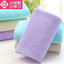 Jielia towel cotton wash face household adult men and women couples soft absorbent towel wholesale