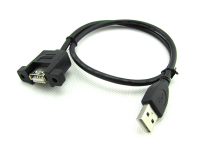 50cm with screw hole can fix USB extension cord USB2 0 chassis baffle expansion wire with ears