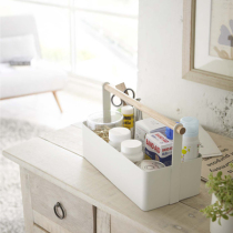 Japan-style Home Cosmetics Storage Box White Baking Lacquered Wood Steel Sen Womens Warm Containing Box