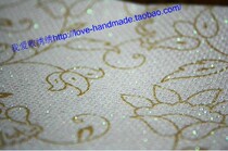 South Korea 14CT new colorful embroidered cloth Pearl bright silk cloth bottom beige classical cross embroidery cloth