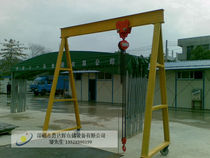 Shenzhen 3 ton mobile gantry hanger mold lifting frame door hanger hand push gantry frame small gantry