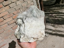 151061 Jade raw material bare stone natural rough Qinghai Kunlun jade mountain material Qingbai jade 4 7 kg