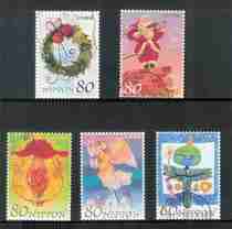 Japan Postage Stamps - Greetings and Congratulations G35-2009 Winter Greetings 5 ​​Full 80 Yuan