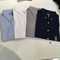 Baleno Beni road shirt mens casual Korean slim Oxford long sleeve shirt mens top 88804027