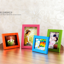 Home decoration ornaments Wooden photo frame picture frame 6 inch 7 inch 8 inch picture frame Photo frame combination frame can be used horizontally and vertically